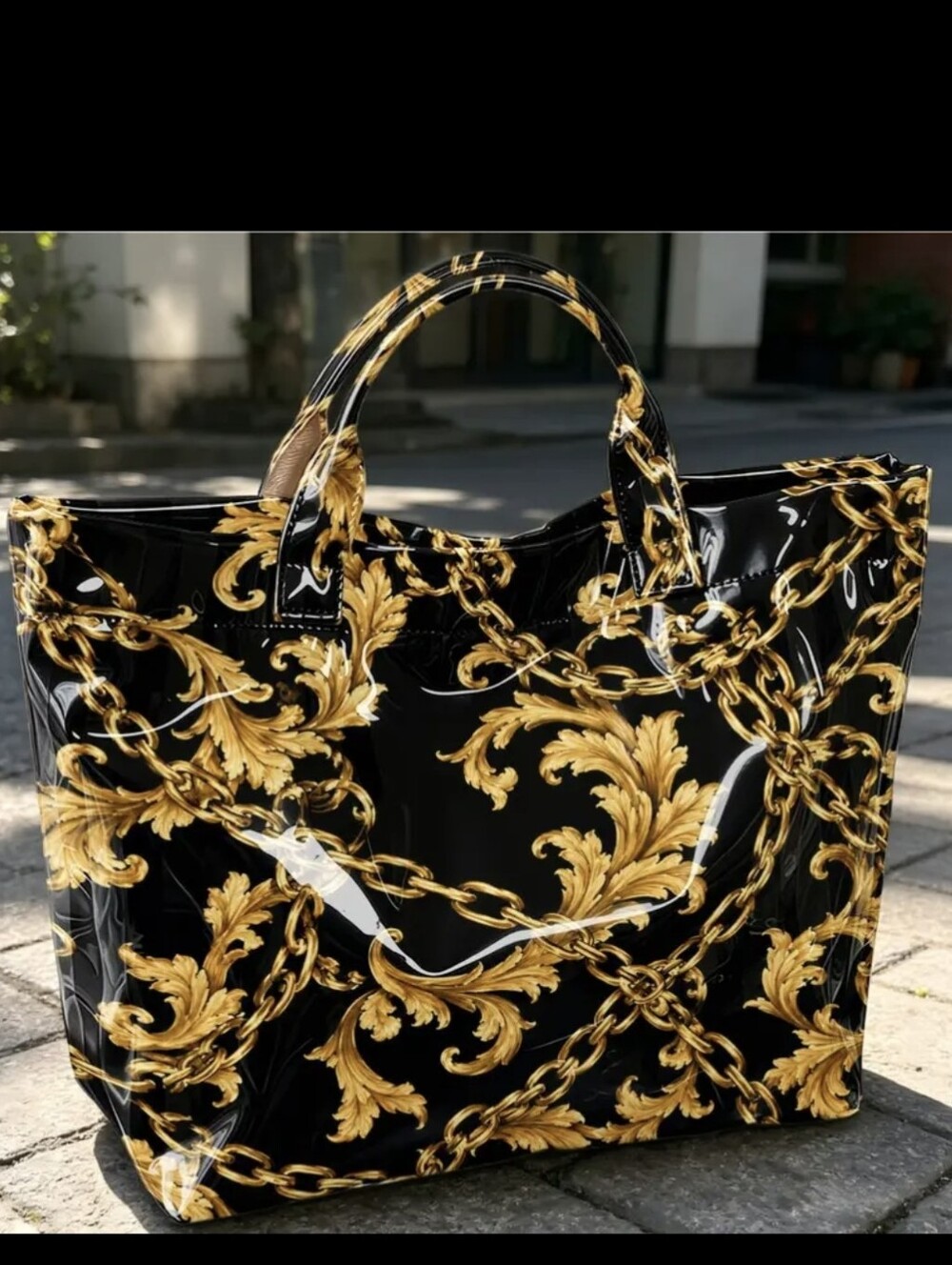 Luxurious Designer Inspired Tote Bag 